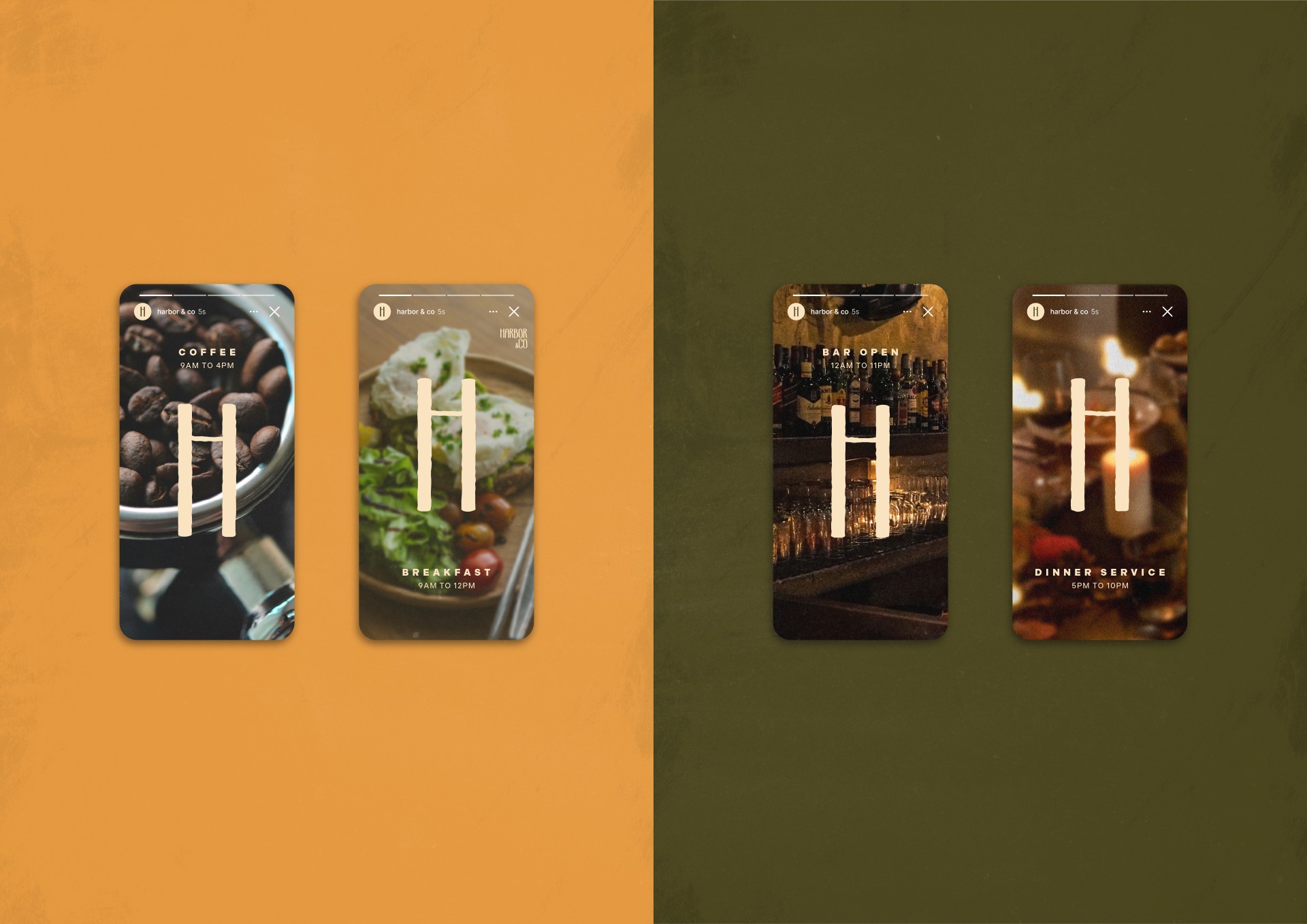 Harbor & Co. Instagram story mockup