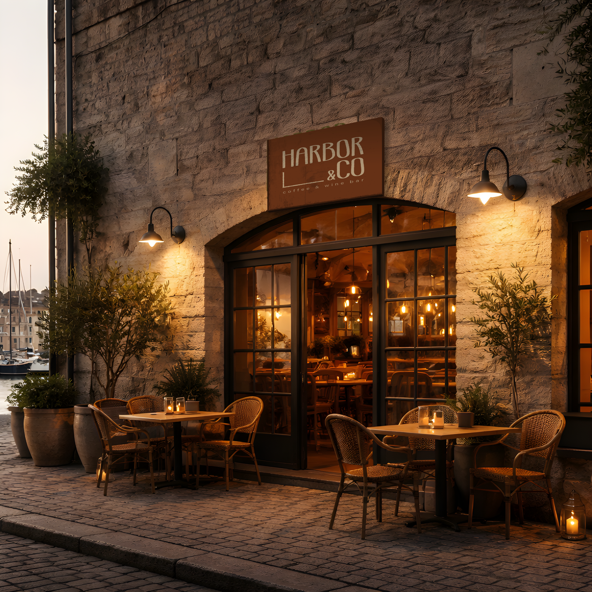 Harbor & Co. exterior mockup