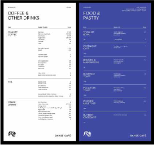 Danse Cafe layout reference